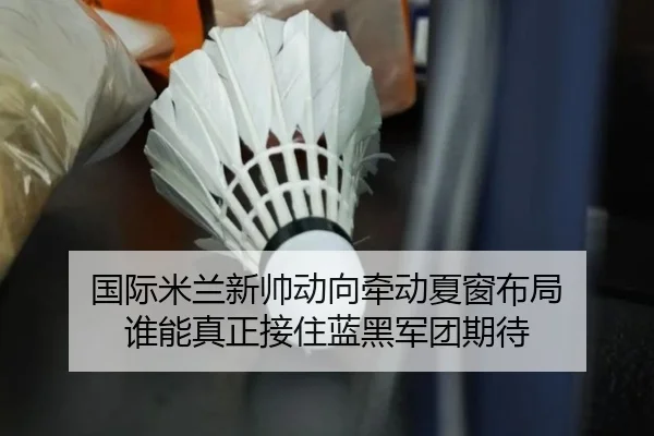 国际米兰新帅动向牵动夏窗布局 谁能真正接住蓝黑军团期待